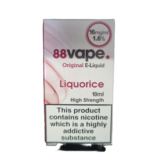 Liquorice 1.6% (16mg/ml) - 88Vape