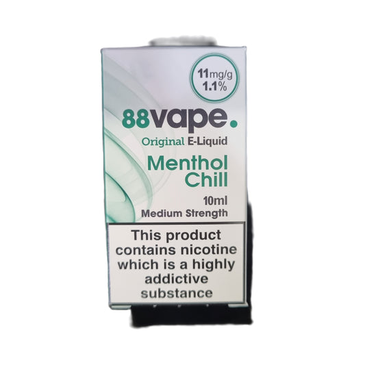 Menthol Chill 1.1% (11mg/ml) - 88Vape