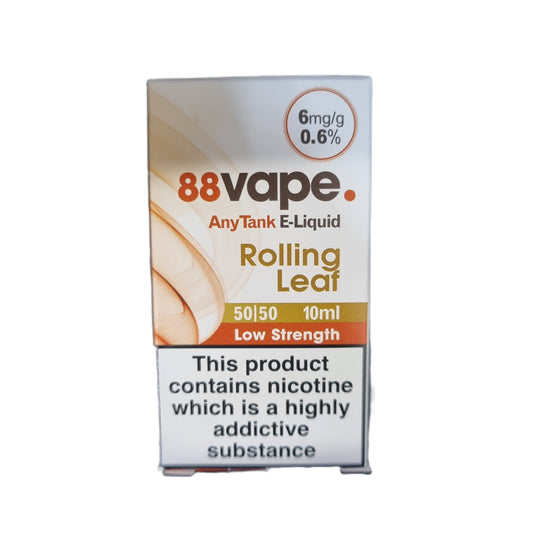 Rolling Leaf 0.6% (6mg/ml) - 88Vape