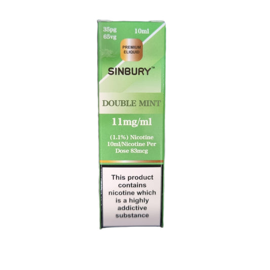 Double Mint 1.1% (11mg/ml) - Sinbury