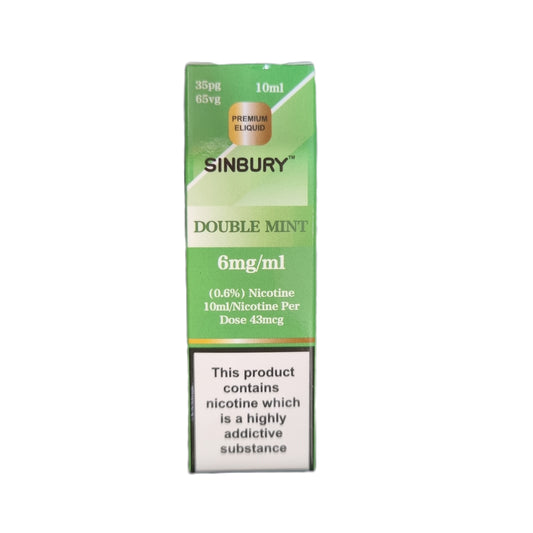 Double Mint 0.6% (6mg/ml) - Sinbury