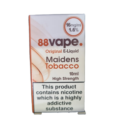 Maiden's Tobacco 1.6% (16mg/ml) - 88Vape