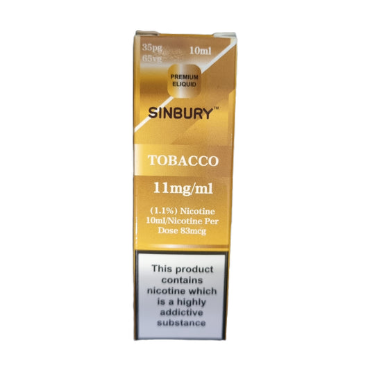 Tobacco 1.1% (11mg/ml) - Sinbury