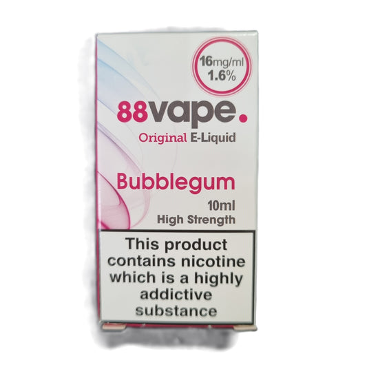 Bubblegum 1.6% (16mg/ml) - 88Vape