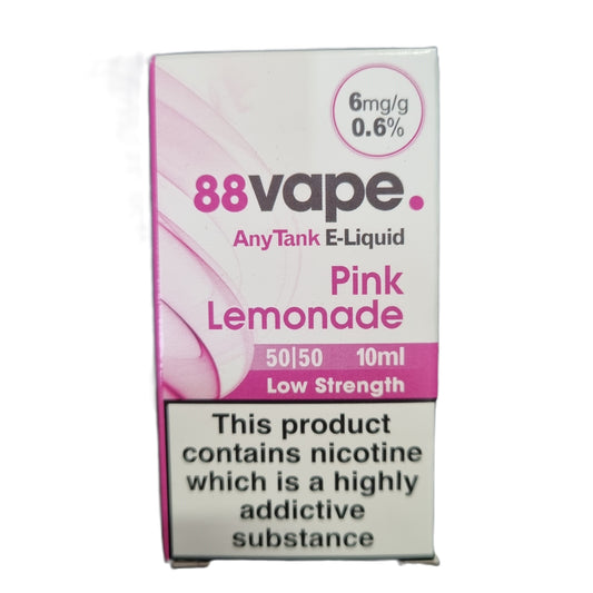 Pink Lemonade 0.6% (6mg/ml) - 88Vape