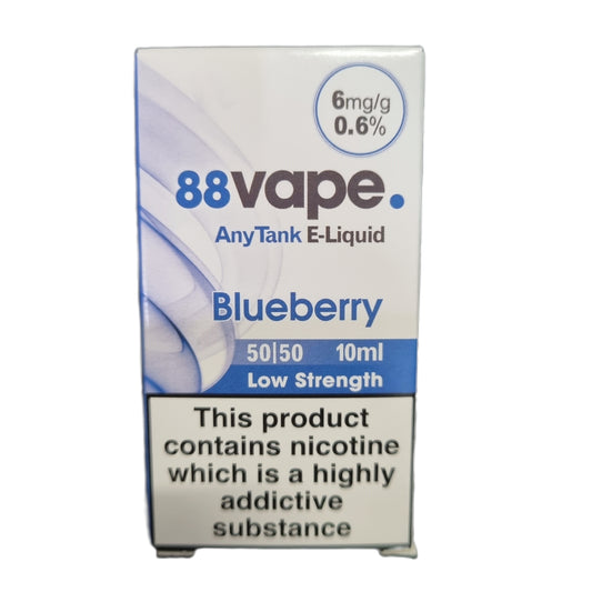 Blueberry 0.6% (6mg/ml) - 88Vape