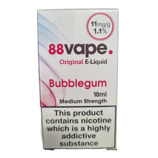 Bubblegum 1.1% (11mg/ml) - 88Vape