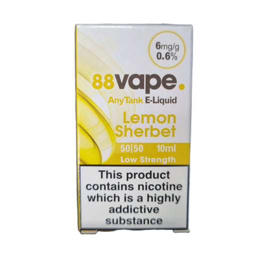 Lemon Sherbet 0.6% (6mg/ml) - 88Vape