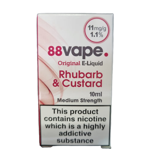 Rhubard & Custard 1.1% (11mg/ml) - 88Vape