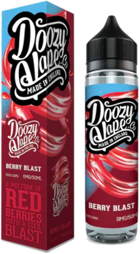 Berry Blast (Strawberries & Raspberries Ice) 50ml - Doozy Vape