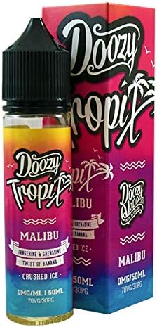 Malibu (Tangerine, Grenadine & Banana Ice) 50ml - Doozy Vape