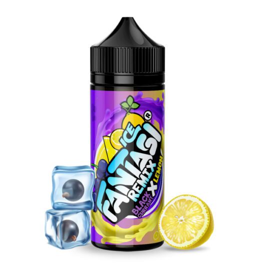 Blackcurrant & Lemon Ice 100ml - Fantasi