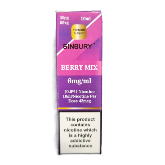 Berry Mix 0.6% (6mg/ml) - Sinbury