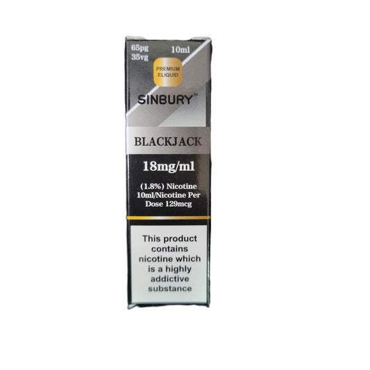 Blackjack 1.8% (18mg/ml) - Sinbury