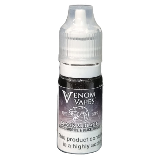 Black & Black 1.2% (12mg/ml) - Venom Vapes