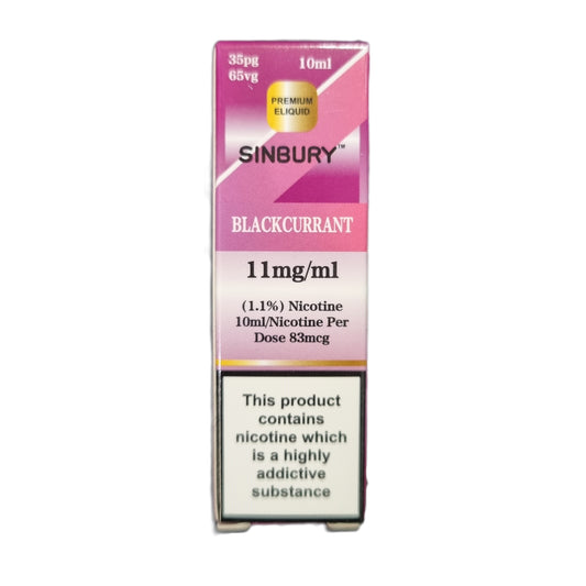 Blackcurrant 1.1% (11mg/ml) - Sinbury