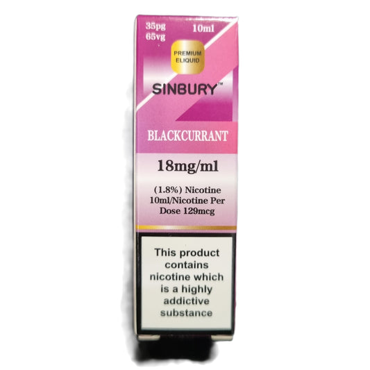 Blackcurrant 1.8% (18mg/ml) - Sinbury