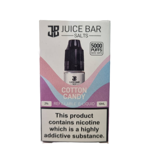 Cotton Candy (20mg/2%) - Juice Bar Salts