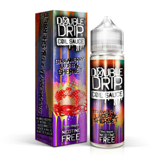 Strawberry Laces & Sherbet 50ml - Double Drip