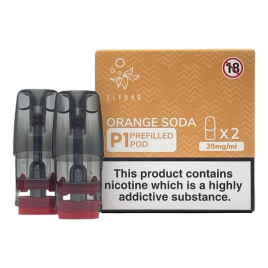 Orange Soda - 2 x Elf Bar Mate P1 Pods