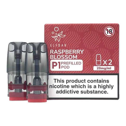 Raspberry Blossom - 2 x Elf Bar Mate P1 Pods