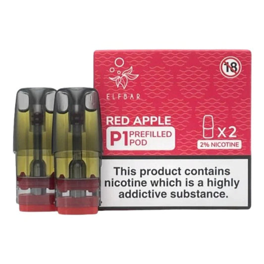 Red Apple - 2 x Elf Bar Mate P1 Pods