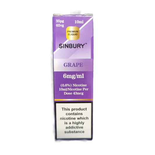 Grape 0.6% (6mg/ml) - Sinbury