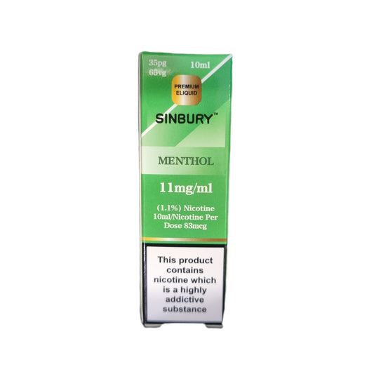 Menthol 1.1% (11mg/ml) - Sinbury