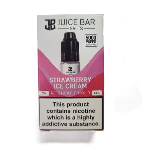 Strawberry Ice Cream (20mg/2%) - Juice Bar Salts