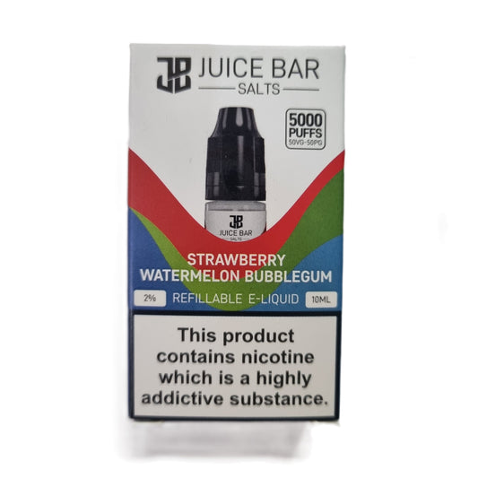 Strawberry Watermelon Bubblegum (20mg/2%) - Juice Bar Salts