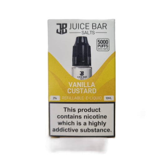 Vanilla Custard (20mg/2%) - Juice Bar Salts